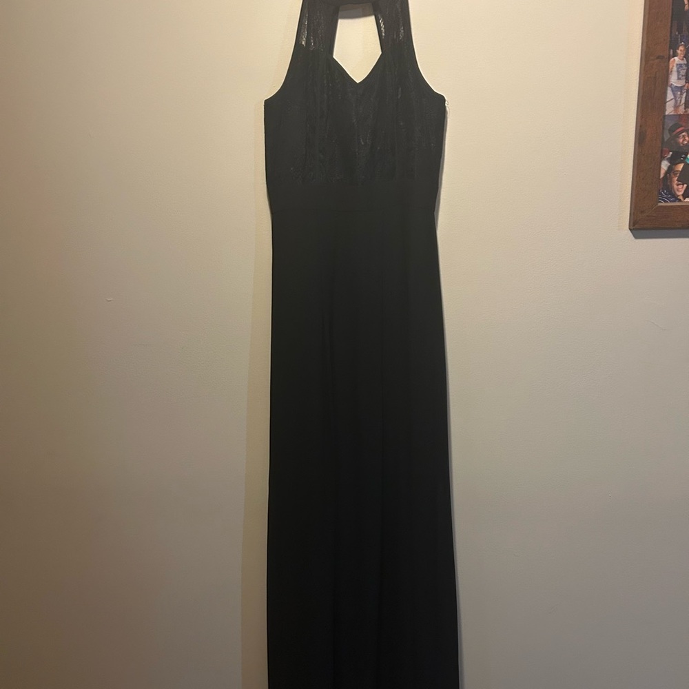 BCBGeneration Black Backless Dress